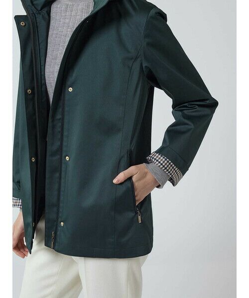 Aquascutum / アクアスキュータム その他アウター | タフタ2WAY フーデットパーカー | 詳細3