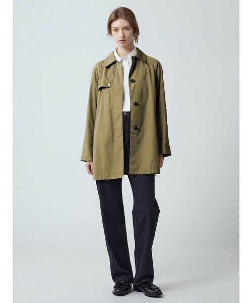 Aquascutum / アクアスキュータム その他アウター | SORELAタフタ Aラインショートコート | 詳細1