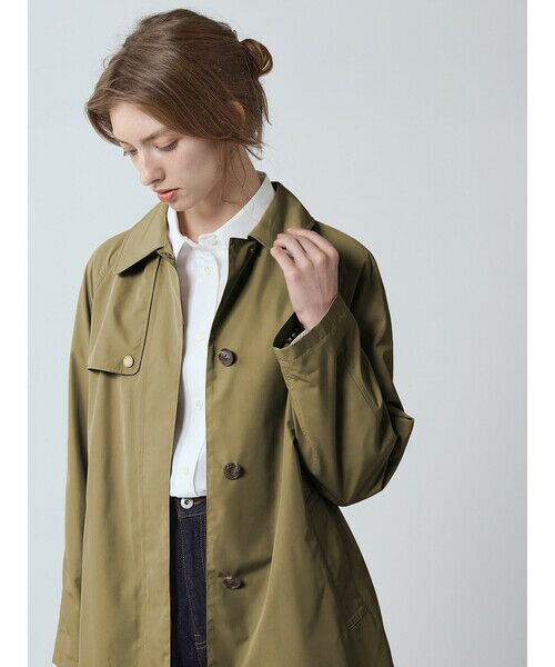 Aquascutum / アクアスキュータム その他アウター | SORELAタフタ Aラインショートコート | 詳細6