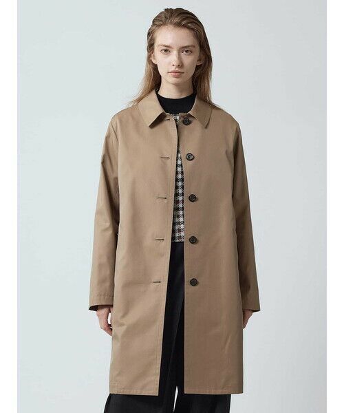 Aquascutum / アクアスキュータム その他アウター | NEW AQUA TECH Light ステンカラーコート（ﾍﾞｰｼﾞｭ）