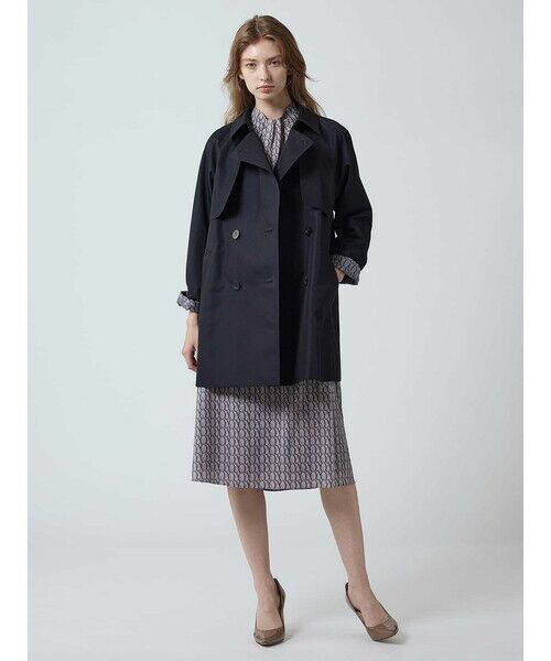 Aquascutum / アクアスキュータム その他アウター | 【NIKKEI掲載】オーバーサイズ ショートトレンチ | 詳細1