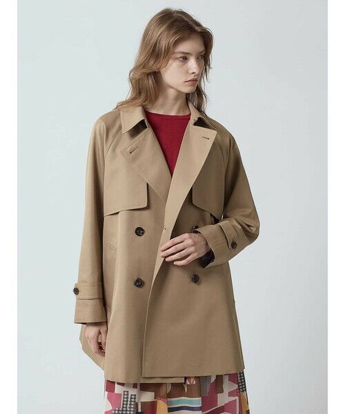 Aquascutum / アクアスキュータム その他アウター | 【NIKKEI掲載】オーバーサイズ ショートトレンチ | 詳細7