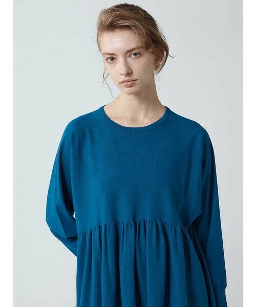 Aquascutum / アクアスキュータム ニット・セーター | ギャザーペプラムニット | 詳細1