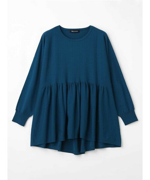 Aquascutum / アクアスキュータム ニット・セーター | ギャザーペプラムニット | 詳細2