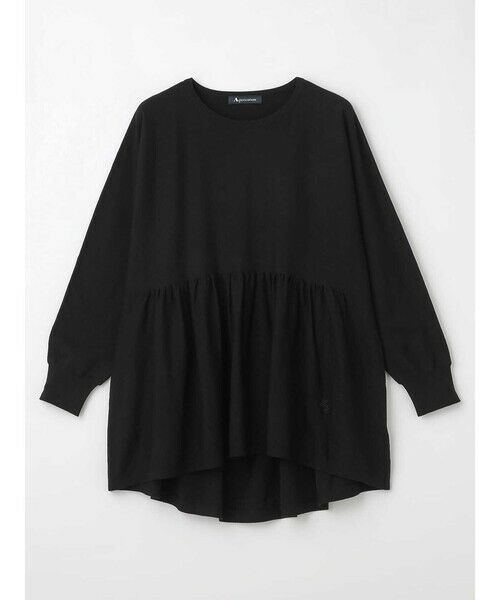 Aquascutum / アクアスキュータム ニット・セーター | ギャザーペプラムニット | 詳細10