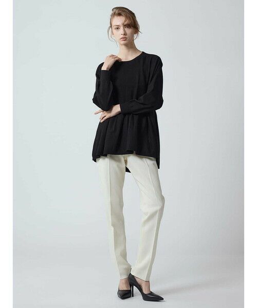 Aquascutum / アクアスキュータム ニット・セーター | ギャザーペプラムニット | 詳細5