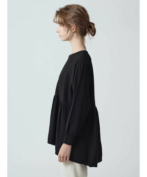 Aquascutum / アクアスキュータム ニット・セーター | ギャザーペプラムニット | 詳細7