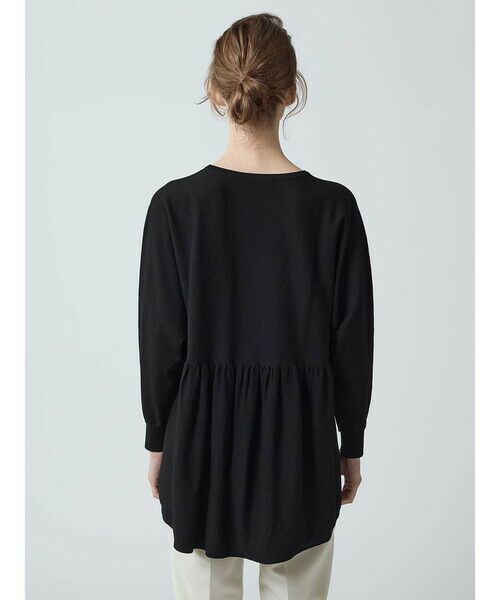 Aquascutum / アクアスキュータム ニット・セーター | ギャザーペプラムニット | 詳細8