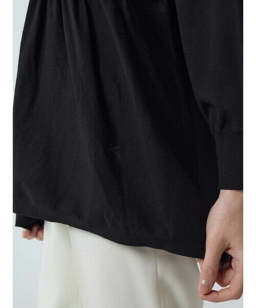 Aquascutum / アクアスキュータム ニット・セーター | ギャザーペプラムニット | 詳細9