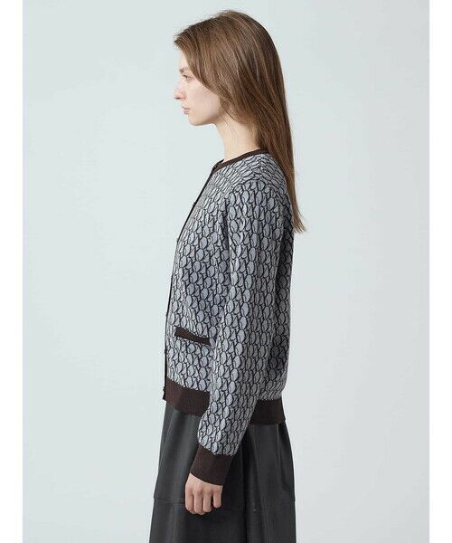 Aquascutum / アクアスキュータム ニット・セーター | 【アンサンブル対応】AQジャカードカーディガン | 詳細4