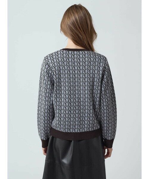 Aquascutum / アクアスキュータム ニット・セーター | 【アンサンブル対応】AQジャカードカーディガン | 詳細5