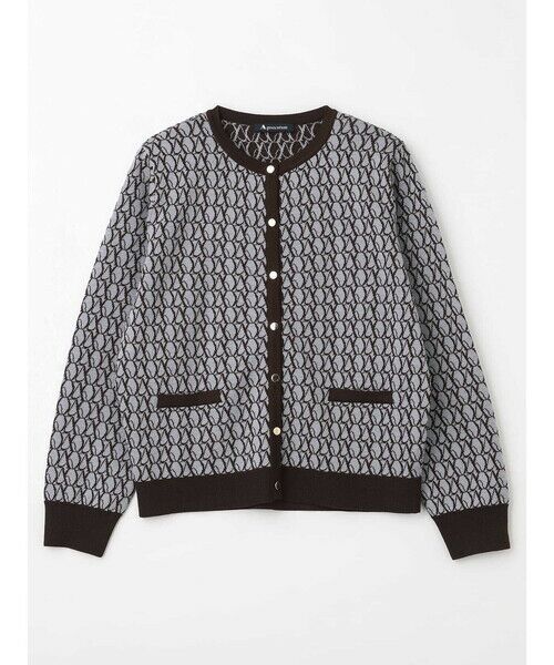 Aquascutum / アクアスキュータム ニット・セーター | 【アンサンブル対応】AQジャカードカーディガン | 詳細7