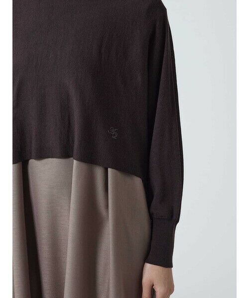 Aquascutum / アクアスキュータム ニット・セーター | ニットレイヤードワンピース | 詳細2