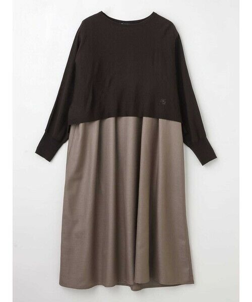 Aquascutum / アクアスキュータム ニット・セーター | ニットレイヤードワンピース | 詳細3