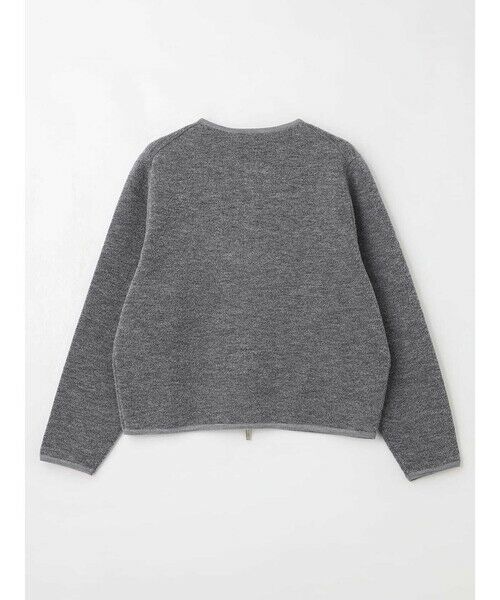 Aquascutum / アクアスキュータム ニット・セーター | コクーンニットブルゾン | 詳細1