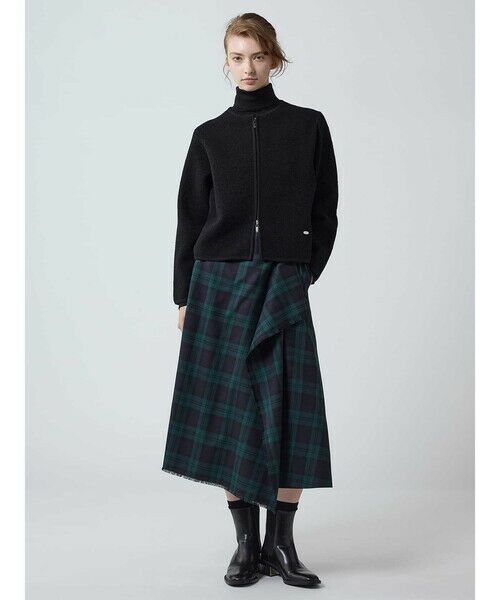 Aquascutum / アクアスキュータム ニット・セーター | コクーンニットブルゾン | 詳細7