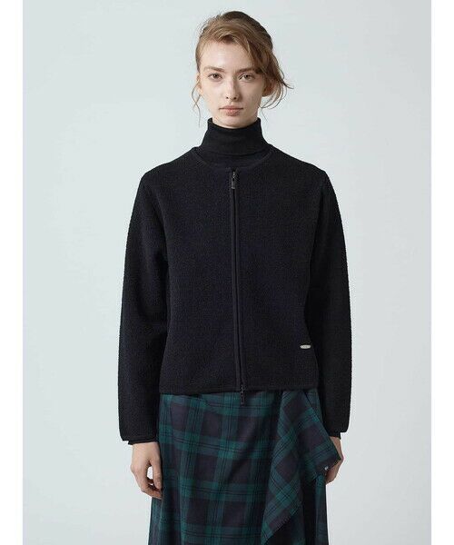 Aquascutum / アクアスキュータム ニット・セーター | コクーンニットブルゾン | 詳細8