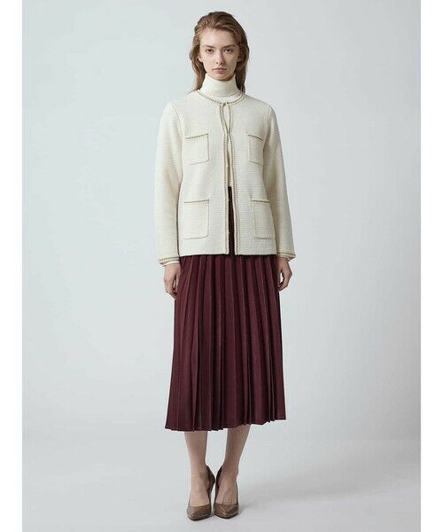 Aquascutum / アクアスキュータム ニット・セーター | ツイードニットジャケット | 詳細14