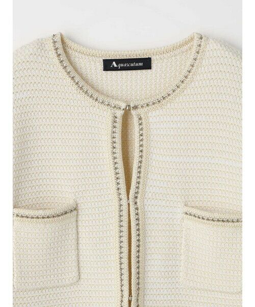 Aquascutum / アクアスキュータム ニット・セーター | ツイードニットジャケット | 詳細21