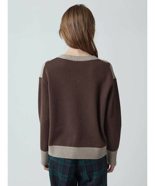 Aquascutum / アクアスキュータム ニット・セーター | カシミヤ混アーガイルニット | 詳細4