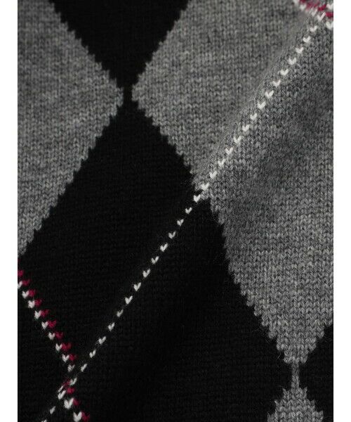 Aquascutum / アクアスキュータム ニット・セーター | カシミヤ混アーガイルニット | 詳細16