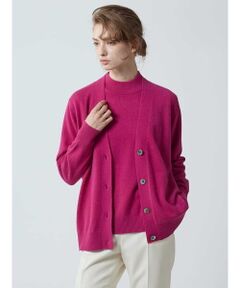 Aquascutum / アクアスキュータム ニット・セーター | 【アンサンブル対応】ピュアカシミヤカーディガン