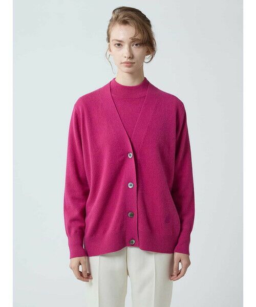 Aquascutum / アクアスキュータム ニット・セーター | 【アンサンブル対応】ピュアカシミヤカーディガン | 詳細3