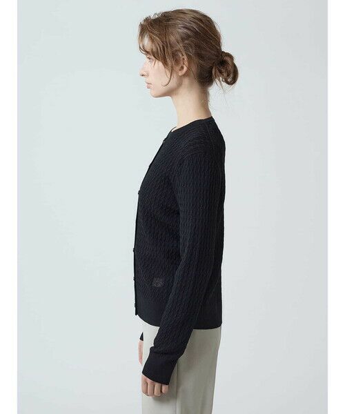Aquascutum / アクアスキュータム ニット・セーター | 【アンサンブル対応】ミニケーブルカーディガン | 詳細4