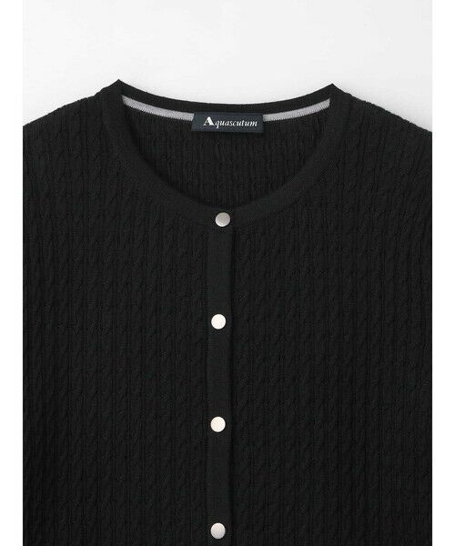 Aquascutum / アクアスキュータム ニット・セーター | 【アンサンブル対応】ミニケーブルカーディガン | 詳細9