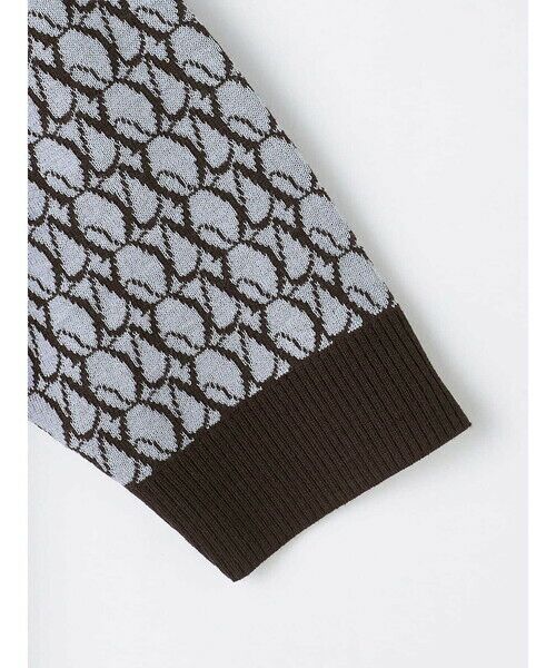 Aquascutum / アクアスキュータム ニット・セーター | 【アンサンブル対応】AQジャカード半袖ニット | 詳細4