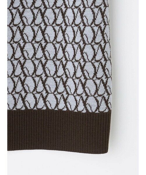 Aquascutum / アクアスキュータム ニット・セーター | 【アンサンブル対応】AQジャカード半袖ニット | 詳細5