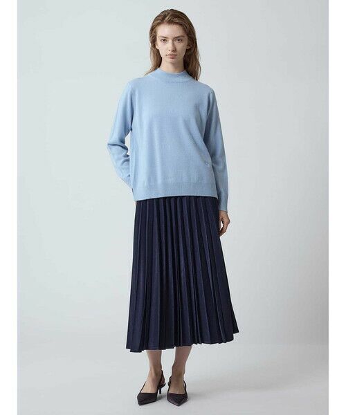 Aquascutum / アクアスキュータム ニット・セーター | 【アンサンブル対応】ピュアカシミヤプルオーバー | 詳細1