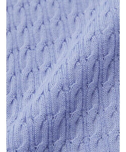 Aquascutum / アクアスキュータム ニット・セーター | 【アンサンブル対応】ミニケーブルプルオーバー | 詳細1