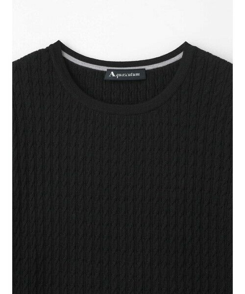 Aquascutum / アクアスキュータム ニット・セーター | 【アンサンブル対応】ミニケーブルプルオーバー | 詳細9