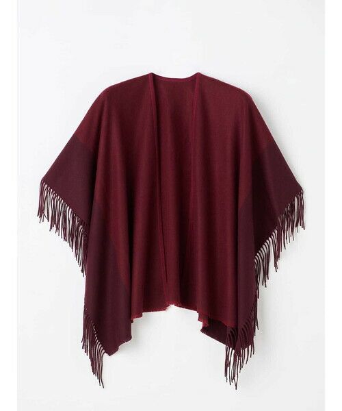 Aquascutum / アクアスキュータム マフラー・ショール・スヌード・ストール | フリンジポンチョ | 詳細1