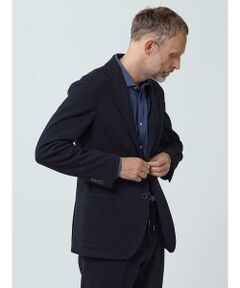 Aquascutum / アクアスキュータム テーラードジャケット | TEC.3 Knit Box Pique Jacket