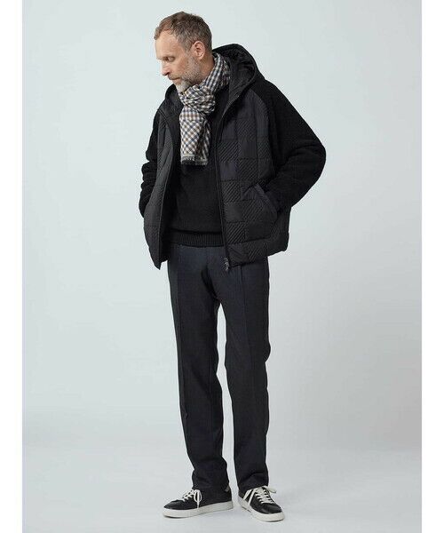 Aquascutum / アクアスキュータム ブルゾン | Combination Hoodie | 詳細1