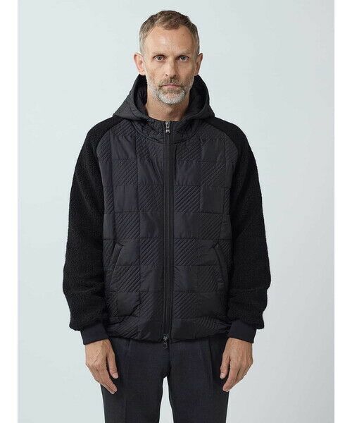 Aquascutum / アクアスキュータム ブルゾン | Combination Hoodie | 詳細2