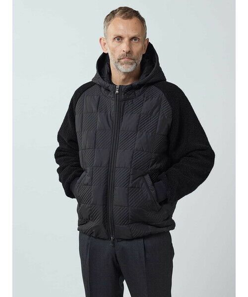 Aquascutum / アクアスキュータム ブルゾン | Combination Hoodie | 詳細5
