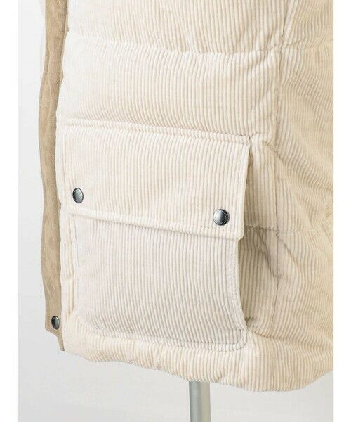 Aquascutum / アクアスキュータム ブルゾン | Combination Short Down Jacket | 詳細15