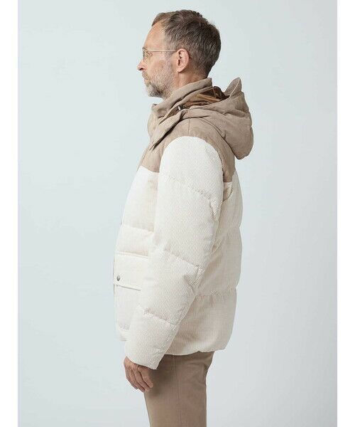 Aquascutum / アクアスキュータム ブルゾン | Combination Short Down Jacket | 詳細3