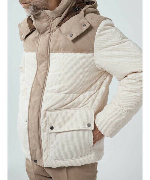 Aquascutum / アクアスキュータム ブルゾン | Combination Short Down Jacket | 詳細6