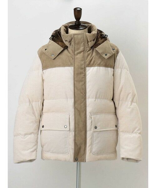Aquascutum / アクアスキュータム ブルゾン | Combination Short Down Jacket | 詳細7