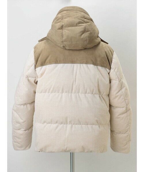 Aquascutum / アクアスキュータム ブルゾン | Combination Short Down Jacket | 詳細8