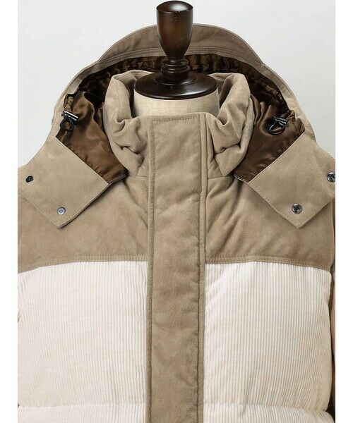 Aquascutum / アクアスキュータム ブルゾン | Combination Short Down Jacket | 詳細9