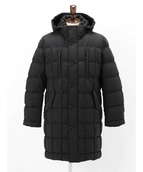 Aquascutum / アクアスキュータム ブルゾン | Long Down Coat（ﾌﾞﾗｯｸ）