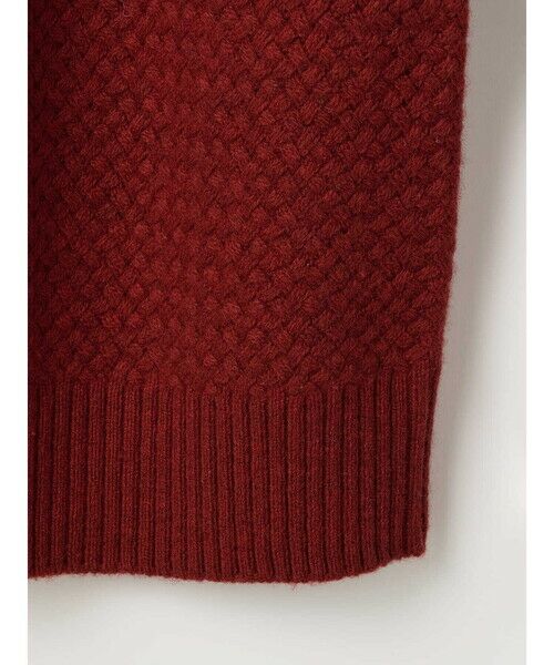 Aquascutum / アクアスキュータム ニット・セーター | Basket-knitting crew-neck | 詳細11