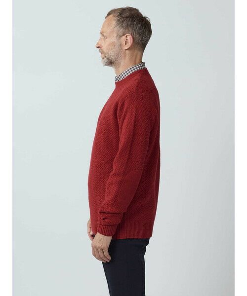 Aquascutum / アクアスキュータム ニット・セーター | Basket-knitting crew-neck | 詳細3