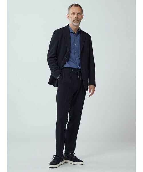 Aquascutum / アクアスキュータム テーラードジャケット | 【KING SIZE】TEC.3 Knit Box Pique Jacket | 詳細1