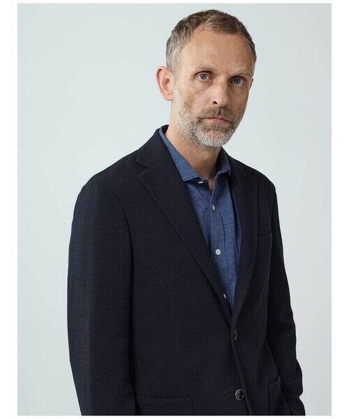 Aquascutum / アクアスキュータム テーラードジャケット | 【KING SIZE】TEC.3 Knit Box Pique Jacket | 詳細6